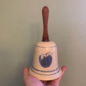 Handmade old fashioned apple school bell